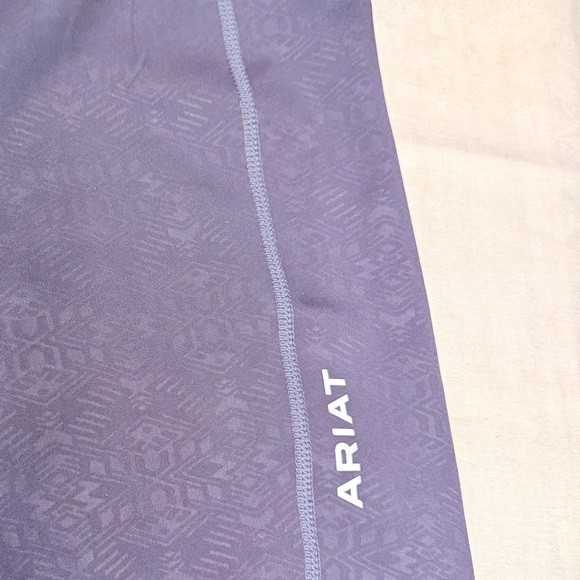 Ariat Women's Zia Embossed Riding Tights - Dark Gray size medium - Picture 11 of 15
